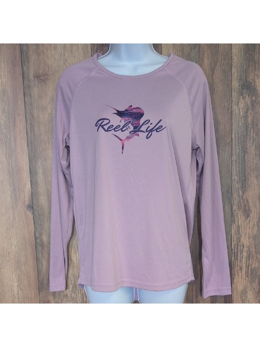 Reel Life Long Sleeve Swim Tee L                     M256